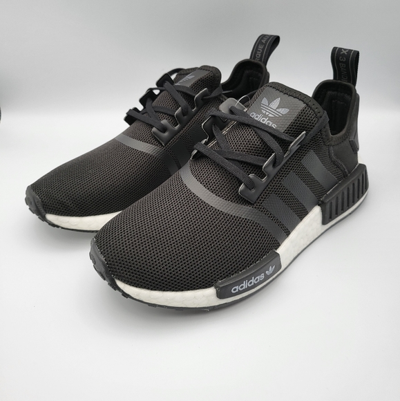 NEW Youth 5.5 | Women's 6.5/7 Adidas NMD R1 (GS) Black / White FW0431 - Picture 2 of 11